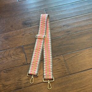 Stylish Pink and Gold Adjustable Bag Strap